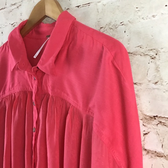 Free People Boho Top Size Large - Picture 4 of 6